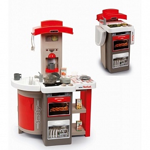 Складная Кухня Tefal Opencook, звук, пузырьки (Smoby, 312203)